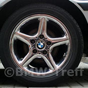 BMW style 18 chrome wheel